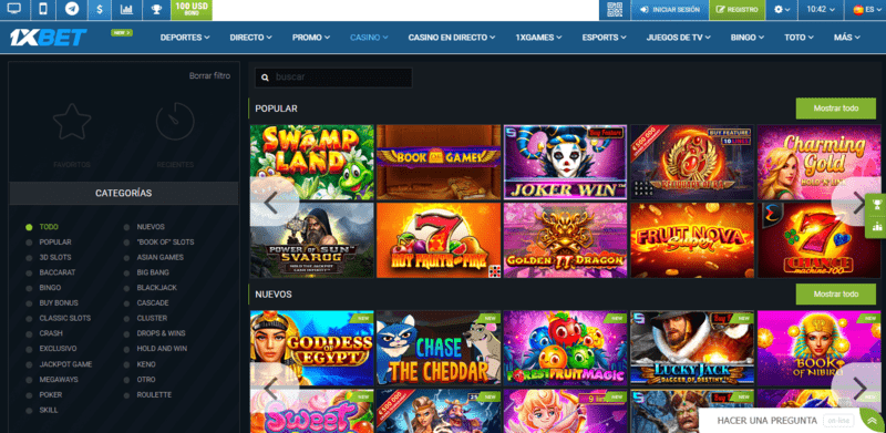 juegos de casino en línea